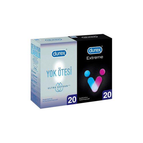 Yok Ötesi Ulltra Kaygan 20'li + Extreme 20'li Prezervatif