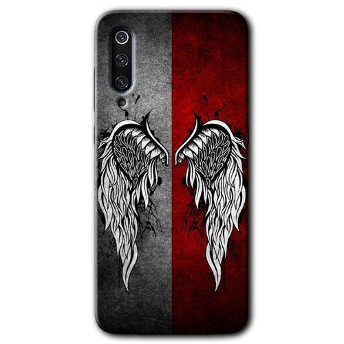 MRCİLETİSİM Xiaomi Mi 9 SE Kılıf Baskılı Kapak - Lucifer + 5D Tam Kaplayan Cam