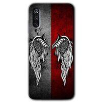 MRCİLETİSİM Xiaomi Mi 9 SE Kılıf Baskılı Kapak - Lucifer + 5D Tam Kaplayan Cam