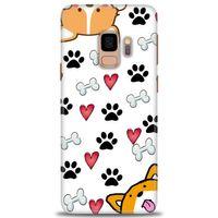 Samsung Galaxy S9 Kılıf HD Baskılı Kılıf - Dog + Tam Ekran Koruyucu
