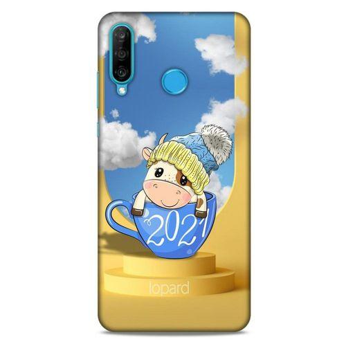 Huawei P30 Lite Kılıf FunnyMaX (3) Kapak Sarı Kupa Köpek