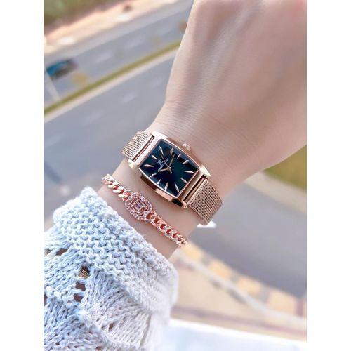 Daniel Klein Çelik Hasır Kordon 2 Yıl Garantili 3Atm Suya Dayanıklı Kadın Kol Saati+Bileklik B141196