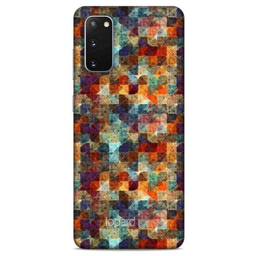 Samsung Galaxy S20 Kılıf Pastel Renkler (4) Koruma Kılıfı Yeşil Kırmızı