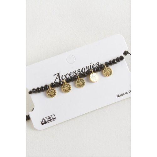 Para Kristal Makrome İp Bileklik