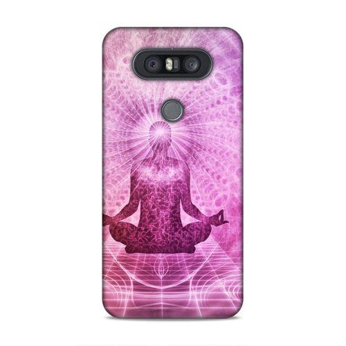 LG Q60 Kılıf Meditasyon Yoga Arka Kapak Silikon Koruma Full Koruyucu
