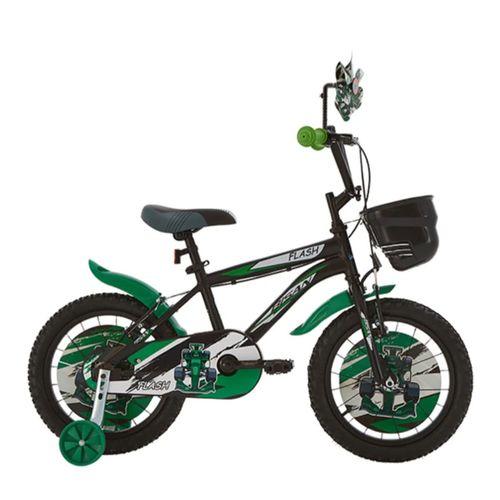 Bisan Flash 16 Jant Çocuk Bisikleti Siyah-Yeşil