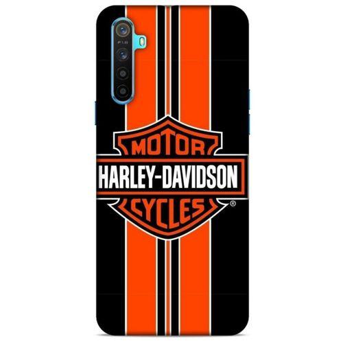 Realme 6i Uyumlu Kılıf Motorsiklet (36) Glitter Kılıf Harley Davidson