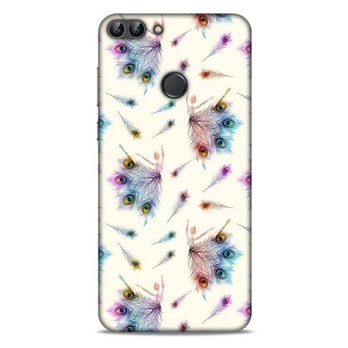 Huawei Psmart Kılıf Desenli Özel Seri Tüyler (35) Fit Design Kılıf