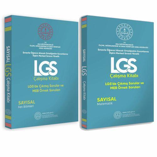 2026 8 SINIF LGS MEB Örnek Soruları SAYISAL Çalışma 2li Kitap SETİ RENKLİ Baskı A4 Ebat GÜNCEL