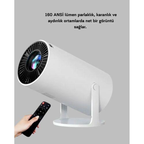 Full Hd 4k Uyumlu Projeksiyon Cihazı 130 İnç Geniş Ekran Destekli