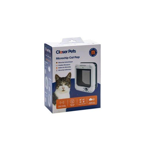 Beeztees CatMate Kedi Kapısı, Mikroçip veya Magnet İle Özel Girişli, Çift Yönlü, 2 fonksiyonlu, Kili