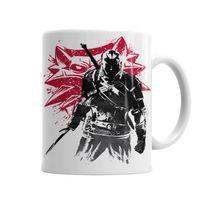 The Witcher Wolf Silhouette Kupa Bardak Porselen