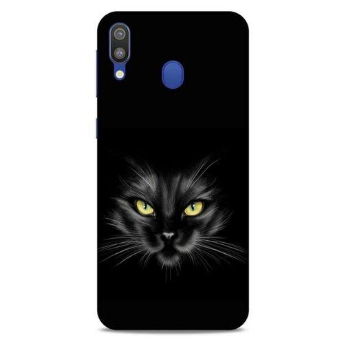 Lopard Samsung Galaxy M20 Uyumlu Kılıf Kediler (45) Liquid Air Kılıf Sarı Asalet