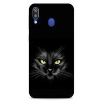 Lopard Samsung Galaxy M20 Uyumlu Kılıf Kediler (45) Liquid Air Kılıf Sarı Asalet