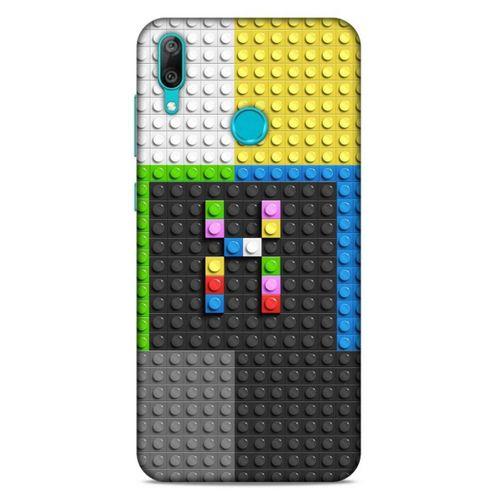 Lopard Huawei Y7 2019 Uyumlu Kılıf BloX (40) Fit Silikon Kılıf X Harfi