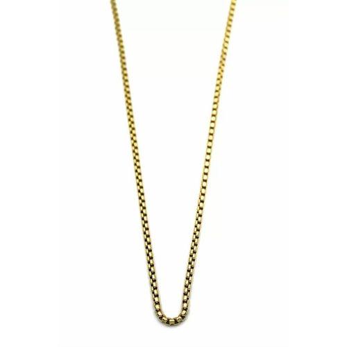 Yılan Zincir Kolye - 45 cm - Altın