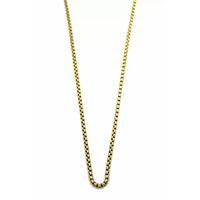 Yılan Zincir Kolye - 45 cm - Altın