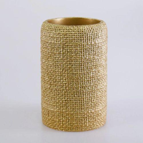 By Selim Natural Altın 5 Parça Polyester Banyo Seti