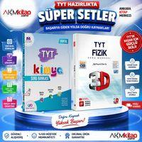 Orbital TYT Kimya ve 3D Fizik Soru Bankası Seti 2 Kitap