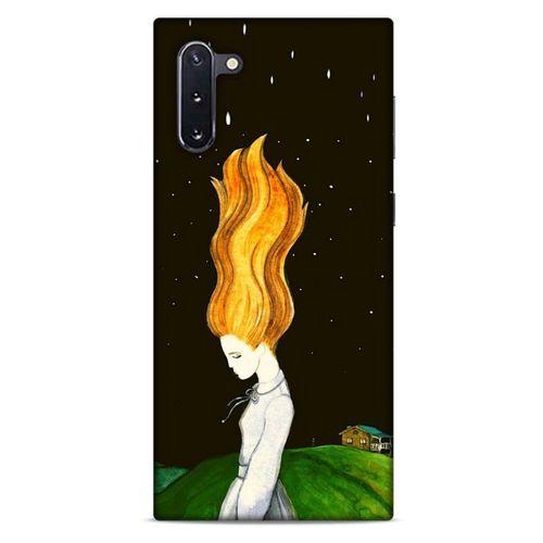 Samsung Galaxy Note 10 Kılıf Depresyon (1) Kılıfı Kahverengi Bordo