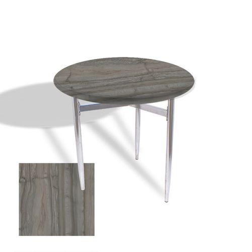 Dockers Venedik Masa Yuvarlak Çap 70 kromnikel (Werzalit, Wermodin veya Allzalit Tabla) - Magma