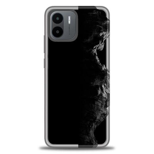 Xiaomi Redmi A1 Kılıf HD Baskılı Kılıf - Dağ + Tam Ekran Koruyucu