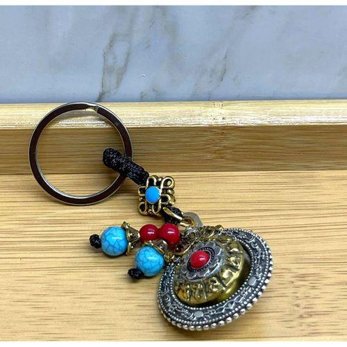 Mantra Çarkı Şans Anahtarlık