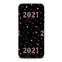 Yılbaşı Süsleri 06 Apple iPhone SE Kılıf Silikon Kapak