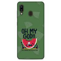 Frutix Karpuz 02 Samsung Galaxy A20 Kılıf Desenli Silikon