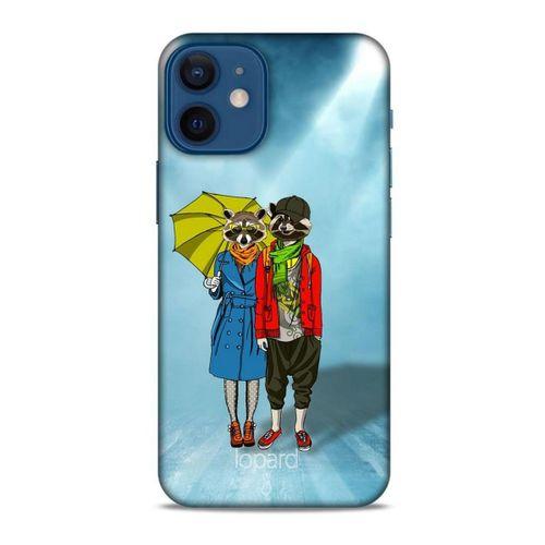 Apple iPhone 12 Mini Kılıf FunnyMaX (47) Crystal Flex Kılıf Cam Göbeği