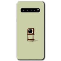 Potkal Hediye Fabrikası Samsung Galaxy S10 Plus HD Baskılı Kılıf + 9D Tam Ekran Koruyucu - Retro-TV