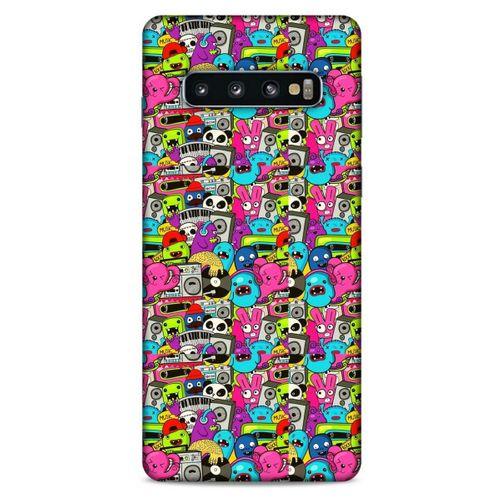 Graffitix (34) Desenli Silikon Kapak Samsung Galaxy S10 Kılıf