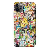 Apple Iphone 11 Pro Max Uyumlu Kılıf Rick And Morty (36) Glitter Kılıf Cop Morty
