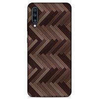 Lopard Samsung Galaxy A70s Uyumlu Kılıf Wood'X (33) Hybrid Kılıf Baskılı