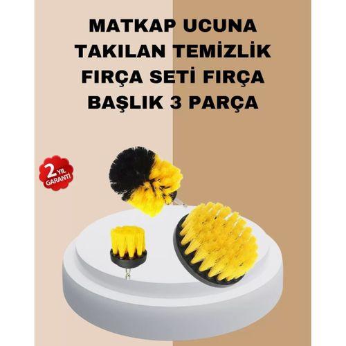 3’lü Matkap Ucu Fırça Takımı Zorlu Kirler İçin