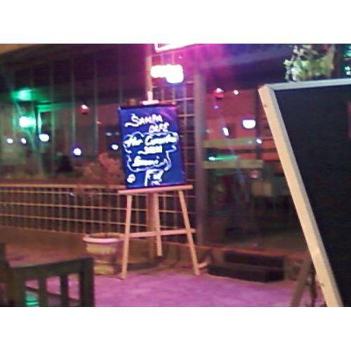 60X80CM-3 KALEM-AHŞAP AYAKLI-YAZ SİL NEON TABELA-LED TABELA-neon