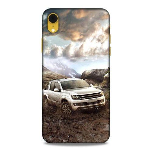 Lopard Apple iPhone XR Uyumlu Kılıf PickUpX (38) Neo Hybrid Kılıf Gri Amarok