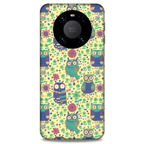 Lopard Huawei Mate 40 Pro Uyumlu Kılıf Baykuşlar (15) Antişok Kılıf