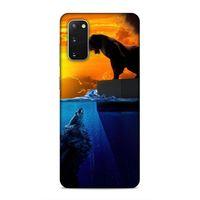 Samsung Galaxy S20 Uyumlu Kılıf BMovie (32) Soft Silikon Kılıf Godzilla
