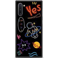 Samsung Galaxy Note 10 Kılıf HD Baskılı Kılıf - Yes + Tam Ekran Koruyucu