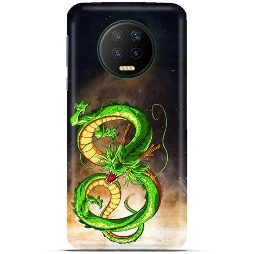 Lopard İnfinix Note 7 Uyumlu Kılıf GameX (40) Fit Silikon Kılıf Ejderha
