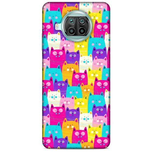Lopard Xiaomi Mi 10T Lite 5G Uyumlu Kılıf Kediler (34) Slim Armor Kılıf Rengarenk