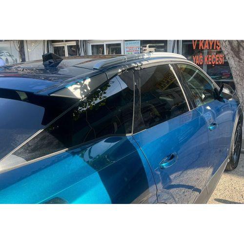 Peugeot 3008 2017 Sonrası Tavan Çıtası Gümüş Gri