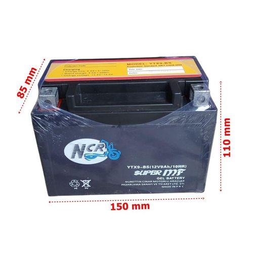 SEVGENT Akü Bs 12V 9Ah Yatık Ncr