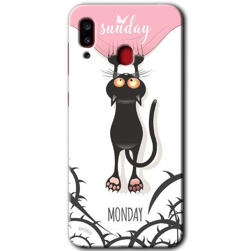 Potkal Hediye Fabrikası Samsung Galaxy A30 Kılıf HD Desen Baskılı Arka Kapak - Dark Sunday