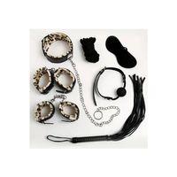Nıghtlıght 8014 Fantezi 7'li Kırbaç Ve Kelepçe Set