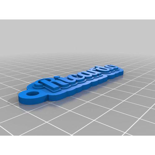 Özelleştirilmiş Çok Satırlı Etiket veya Anahtarlık Ricardo (Bu ürün Sadece Plastik parçadır - Almadan Önce Soru Sorabilirsiniz)