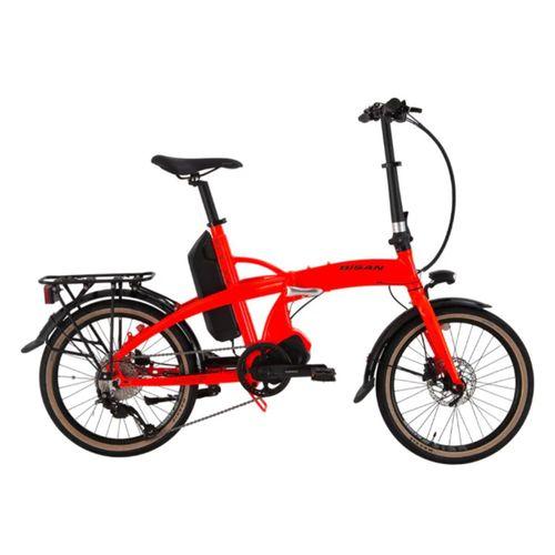 Bisan E-Folding Strike Neon Turuncu Katlanır Elektrikli Bisiklet 47.5 cm