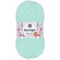 1 Adet Baby One Tüylenmeyen El Örgü İpi Yünü Açık Yeşil K507