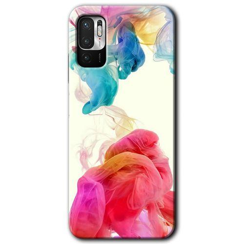 Potkal Hediye Fabrikası Poco M3 Pro Kılıf HD Desen Baskılı Arka Kapak - Gökkuşağı Color